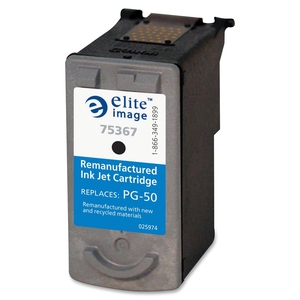 Elite Image 75367 Replacement Ink Cartridge, PG-50, 510 Page Yield, Black by Elite Image