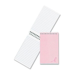 Dominion Blueline, Inc 31121 Pink Ribbon Memo Book, Top-Binding, 3"x5", 60 Shts, PK/WE by Rediform