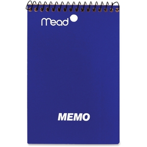 ACCO Brands Corporation 45464 Memo Book, College Ruled, 4"x6", 40 Sheets, Assorted by Mead