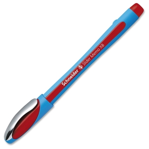 Schneider Schreibgerate GmbH & Co. KG 150202 Ballpoint Pen, Rubber Grip, 1.0mm, 10/BX, Red by Slider