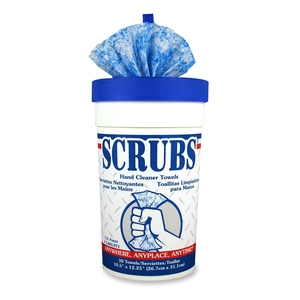 ZEBRA PEN CORPORATION 42230 Hand Cleaner Towels, 30 Wipes, Blue by Scrubs