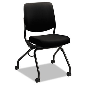 HON COMPANY HONPN1AUUCU10T Perpetual Series Mobile Nesting Chair, Black Upholstery by HON COMPANY