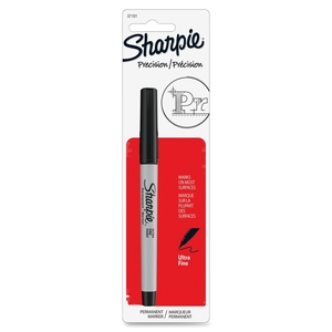 Sanford, L.P. 37101PP Permanent Marker, Ultra Fine Point, Black by Sharpie