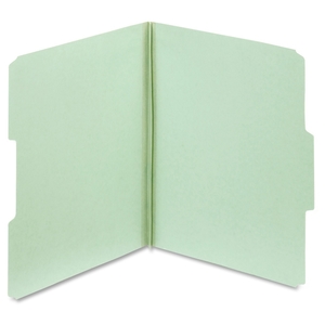 3M 23234 Pressobard File Folders, 25pt, 1/3 Cut, 2" Exp, 25/BX, LGN by Globe-Weis