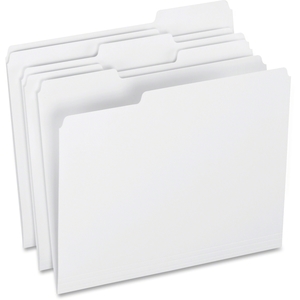 Tops Products 15213WHI Folder,1/3,Ltr,Wht by Pendaflex