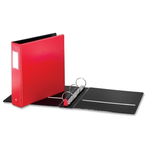 Tops Products 18838CB Round Ring Binder, w/Sheet Lifter, 2"Cap, 11"x8-1/2", Red by Cardinal