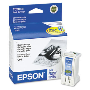 Epson Corporation T028201 T028201 Intellidge Ink, 600 Page-Yield, Black by EPSON AMERICA, INC.