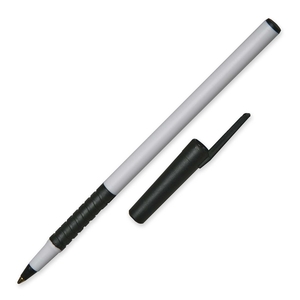 National Industries For the Blind 7520-01-557-3155 Ballpoint Pen, w/ Grip, Medium Point, 12/Pk, Black Ink by SKILCRAFT