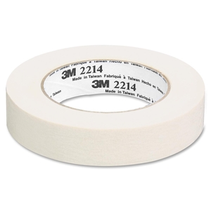 3M 221424X55 Paper Masking Tape, 24mmx55m, 36RL/CT, Tan by 3M