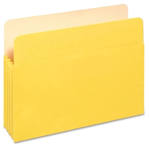 Tops Products 1524E YEL File Pocket, 3-1/2"Expansion, 11-3/4"x9-1/2", Yellow by Globe-Weis