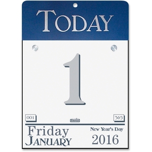 ConAgra Foods, Inc 310 Today Calendar, 1PPD, 6-1/2"x9", 12Mth Jan-Dec, Blue by House of Doolittle