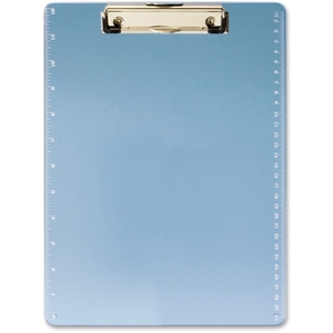 OFFICEMATE INTERNATIONAL CORP. 83017 Acrylic Clipboard w/Ruler, Blue by OIC