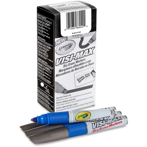 Crayola, LLC 986012A042 Markers,Dry Erase,Visi-Max by Crayola