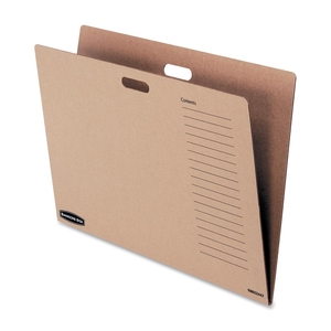 Fellowes, Inc 3380301 Bulletin Board Folders, 27-1/2"x1/8"x1/-1/2", Kraft by Bankers Box