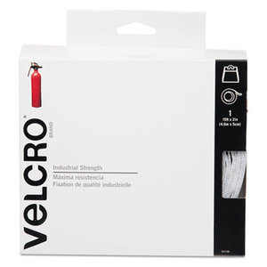 Velcro Industries B.V 90198 Industrial Strength Sticky-Back Hook and Loop Fasteners, 2" x 15 ft. Roll, White by VELCRO USA, INC.