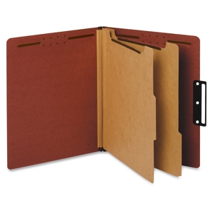 Tops Products 24230 Classification Folders,25pt,2-1/2 Exp,2-Div,Ltr,10/BX,RD by Globe-Weis