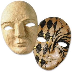 The Chenille Kraft Company 4190 Papier Mache Masks by ChenilleKraft