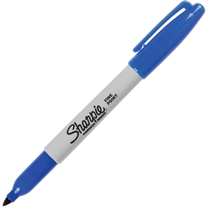 Sanford, L.P. 30063 Permanent Marker, Fine Point, Blue by Sharpie