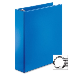 Tops Products 72732 Round Ring Binder, w/ 2 Pockets, 2" Capacity, Blue by Cardinal