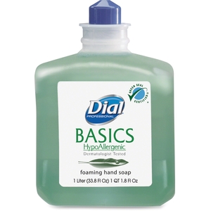 Henkel Corporation 06060 Foaming Hand Soap Refill,Basics,1 Liter,Honeysuckle,Green by Dial