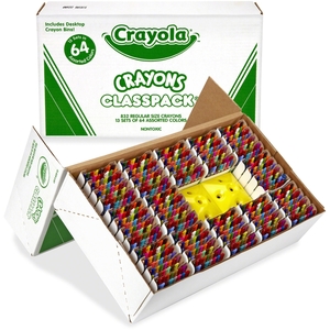 Crayola, LLC 528019 CRAYON,CLASSPK,832 CT,AST by Crayola