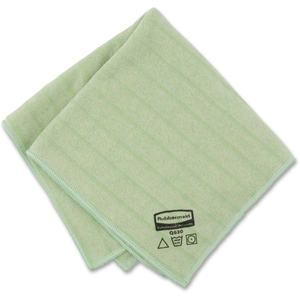 Newell Rubbermaid, Inc Q620 Microfiber Reusable Cleaning Cloths, Green, All-Purpose (RUBQ620GRE) by Rubbermaid