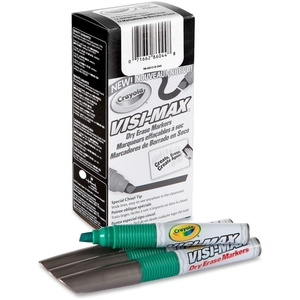 Crayola, LLC 986012A044 Markers,Dry Erase,Visi-Max by Crayola