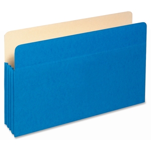 Tops Products 1526E BLU File Pockets, 3-1/2" Exp, Lgl, 11-3/4"x9-1/2", 800 Shts, BE by Globe-Weis