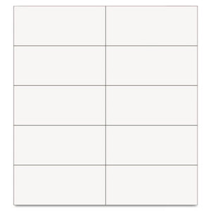 Bi-silque S.A FM2418 Dry Erase Magnetic Tape Strips, White, 2" x 7/8", 25/Pack by BI-SILQUE VISUAL COMMUNICATION PRODUCTS INC