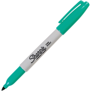 Sanford, L.P. 30127 Permanent Marker, Fine Point, Aqua by Sharpie