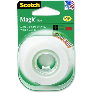 3M 205 Magic Tape, 3/4"x500", Clear by Scotch