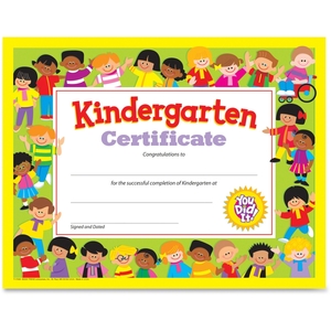 TREND ENTERPRISES, INC. 17008 Certificate,Kindergarten by Trend