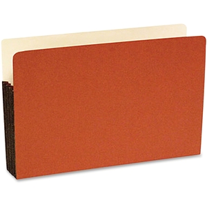 SJ Paper S74111 S J Paper Standard File Pocket, 5 1/4 Inch Expansion, 14 3/4 x 9 1/2, Legal, Red, 10/Box by SJ Paper