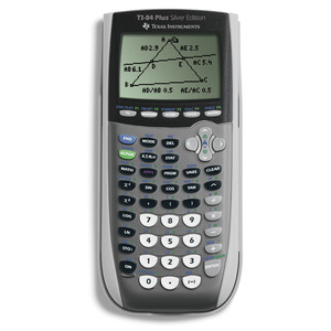 TEXAS INSTRUMENTS INC. 84PL2VSC/CBX TI-84 Plus Silver Edition ViewScreen Graphing Calculator (with TI Presentation