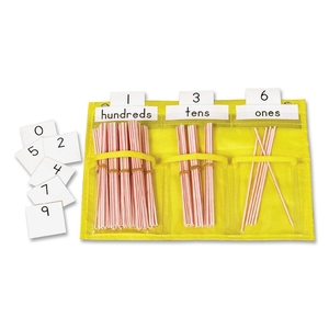 Carson-Dellosa Publishing Co., Inc 5616 Counting Caddie Pocket Chart,3 Pockets,16"x7-1/2"x1",YW by Carson-Dellosa