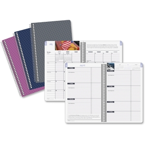 High School Wkly/Mthly Planner,5-13/16"X8-3/8",Aug-Jul,Ast by Mead