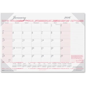 HOUSE OF DOOLITTLE 1467 Bca Desk Pad, 1Ppm, 12Mth Jan/Dec, 13"X18-1/2", Pkgy by House of Doolittle