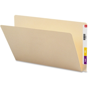 SMEAD MANUFACTURING COMPANY 27250 Extended End Tab Manila Folders, Single Ply, Straight Cut, Legal, 100/Box (SMD27250) by Smead