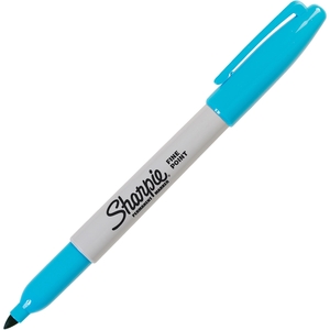 Sanford, L.P. 30133 Permanent Marker, Fine Point, Turquoise by Sharpie