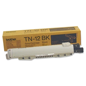 Brother Industries, Ltd TN12BK Laser Toner Cartridge, 9000 Page Yield, Black by Brother