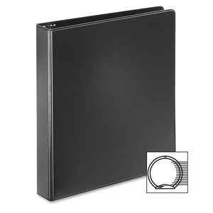 Tops Products 72721 Round Ring Binder, w/ 2 Pockets, 1-1/2" Capacity, Black by Cardinal