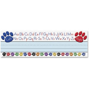 TEACHER CREATED RESOURCES 4040 Letters,Pawprints,Alphbet by Teacher Created Resources