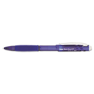 PENTEL OF AMERICA QE205C Twist-Erase GT Pencils, 0.5 mm, Blue by PENTEL OF AMERICA