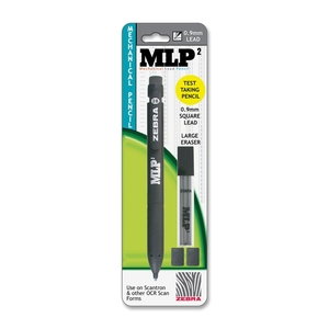 ZEBRA PEN CORPORATION 55301 Mechanical Pencil, w/ No. 2 Lead, 0.9mm, Assorted by Zebra Pen