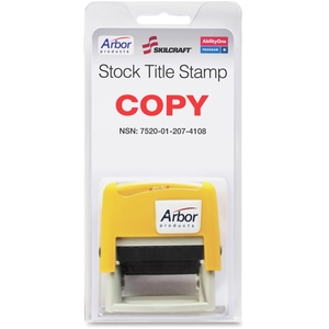 National Industries For the Blind 2074231 Pre-inked Message Stamp,"Received",Impression 1/2"x1-5/8",RD by SKILCRAFT