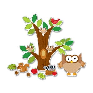 Carson-Dellosa Publishing Co., Inc 110137 Owl Bulletin Board Set, 36"x28-1/2", 36/PK, Multi by Carson-Dellosa