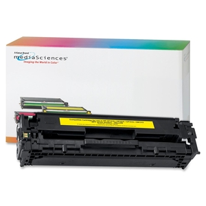 Media Sciences International 39828 Toner Cartridge, 1300 Page Yield, Yellow by Media Sciences