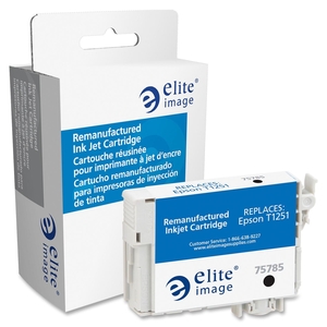 Elite Image 75785 Remanufactured Ink Cartridge, 255 Page Yield, Black by Elite Image