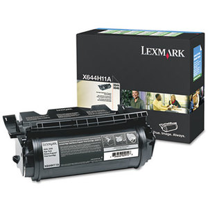 Lexmark International, Inc X644H11A X644H11A High-Yield Return Program Toner, 21000 Pg-Yld, Black by LEXMARK INT'L, INC.