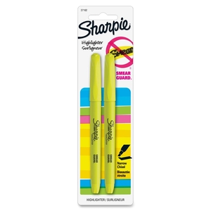 Sanford, L.P. 27162PP Highlighter, Chisel Point, Nontoxic, 2/PK, Yellow by Sharpie